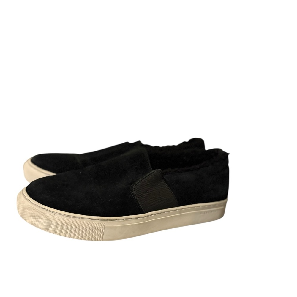 Allsaints black Suede Slip On Sneakers Size 40